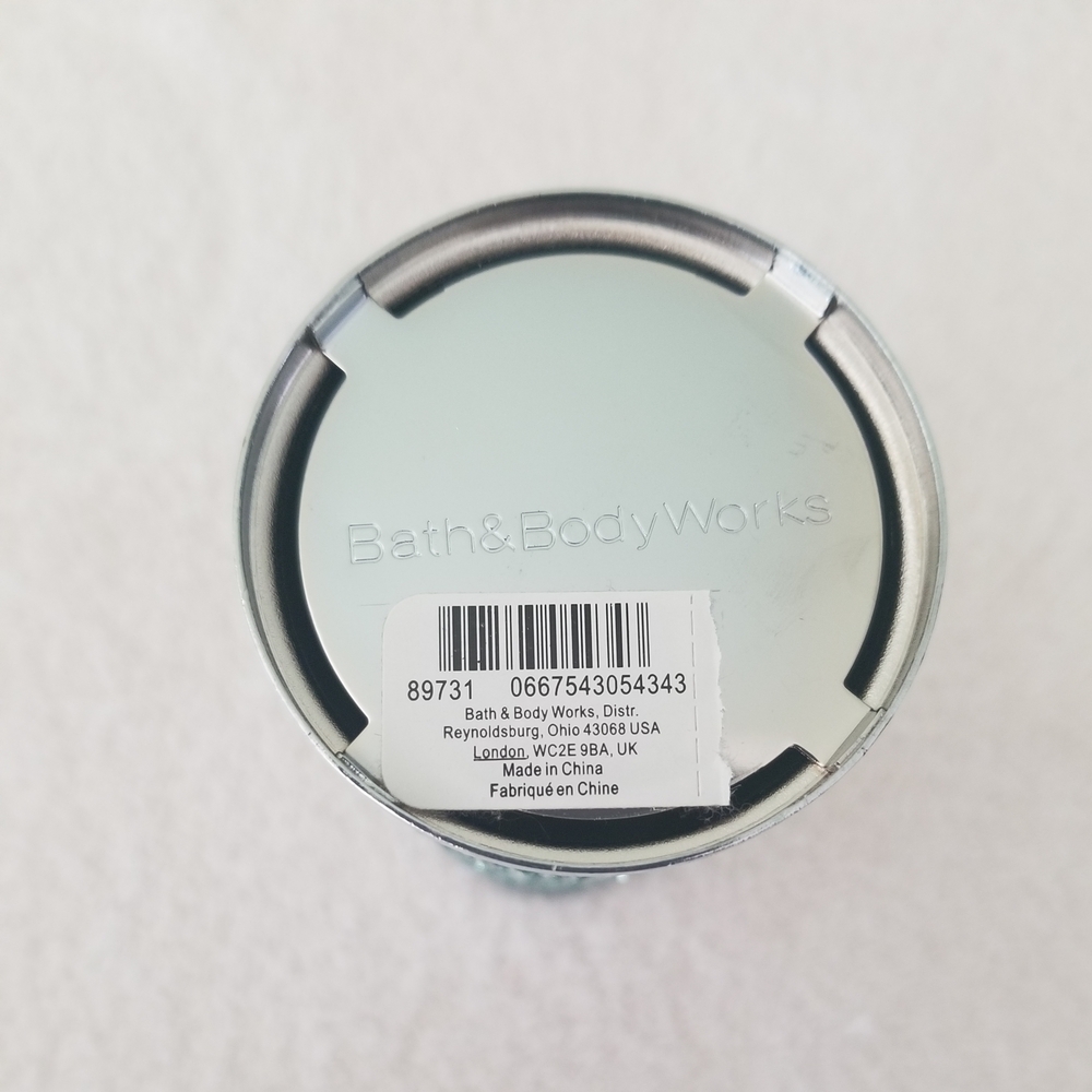 Retired Bath&Body Works Mint Green&Silver Glitter (Rare)Fragrance Mist Holder - Picture 3 of 4